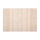 Alfombra de algodón beige 60x90cm