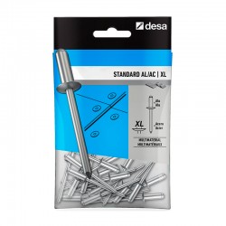 Remache AL/AC alomado XL 14/4,8x12mm 60 uds.