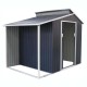 Cobertizo de metal con tragaluz Nottingham 293x129x229cm 3,78m2