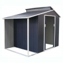 Cobertizo de metal con tragaluz Nottingham 293x129x229cm 3,78m2