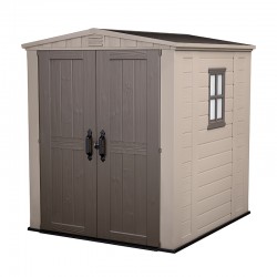 Cobertizo de resina Factor beige 178x196x208cm 3,5m2