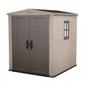Cobertizo de resina Factor beige 178x196x208cm 3,5m2