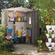 Cobertizo de resina Factor beige 178x196x208cm 3,5m2
