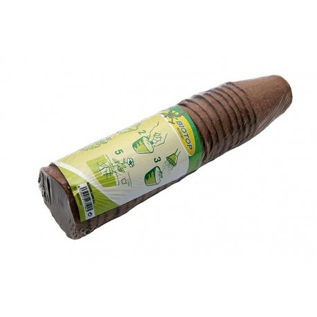 Turba maceta redonda 6cm 24uds