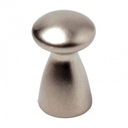 Pomo níquel mate 13mm para mueble