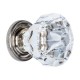 Pomo cromado acrílico forma diamante