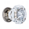 Pomo cromado acrílico forma diamante