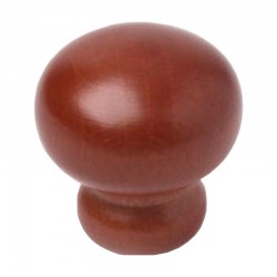 Pomo de madera nogal para mueble