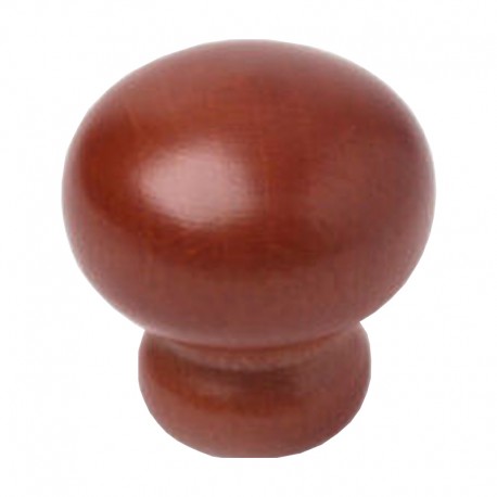 Pomo de madera nogal para mueble