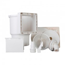 Skimmer de pared blanco para piscina Gre