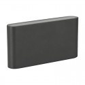 Aplique LED de pared exterior grafito 12W 600lm 4000K