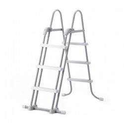 Escalera c/peldaños desmontables piscina