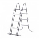 Escalera c/peldaños desmontables piscina