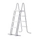 Escalera c/peldaños desmon 122cm piscina