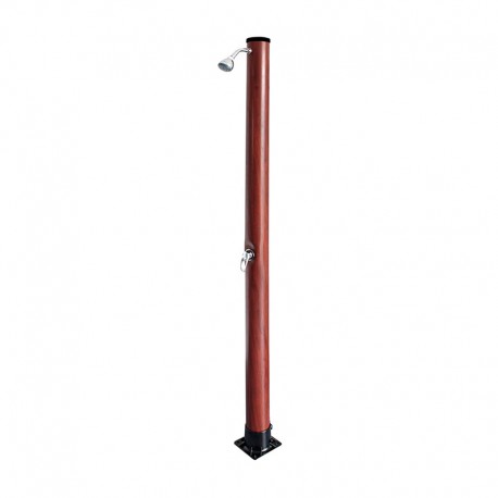 Ducha solar PVC efecto madera 20 litros