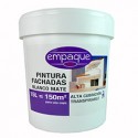 EMPAQUE FACHADAS BLANCO MATE 15L.º
