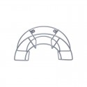 COLGADOR MANGUERAS ZINCADO SURF