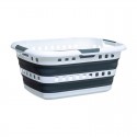 Cesta plegable de plástico para ropa 45L
