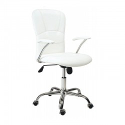 Silla giratoria para despacho blanca Lider