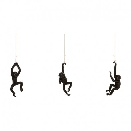 Mono colgante decorativo de resina 39,5cm Safari