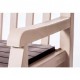 Banco arcón de jardín beige 140x60x84cm Eden Garden