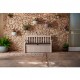 Banco arcón de jardín beige 140x60x84cm Eden Garden