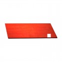 Estante de melamina blanco rectangular 60x25cm
