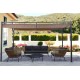 Pérgola corredera topo 3x4