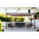 Pérgola corredera topo 3x4