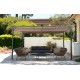 Pérgola corredera topo 3x4
