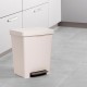 Cubo de basura beige con pedal Eco Tatay