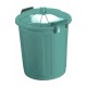 Cubo de basura azul 21l