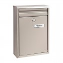 Buzón de acero inox. DIN A5 Zaguan Arregui