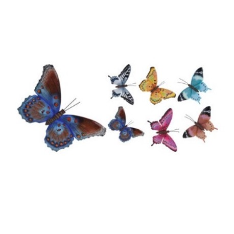 Mariposa deoración pared 37x25cm