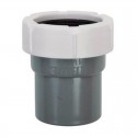 Enlace mixto de PVC rosca macho a tubo liso 1 1/2"x40mm