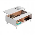 Mesa de centro elevable melamina Zaiken
