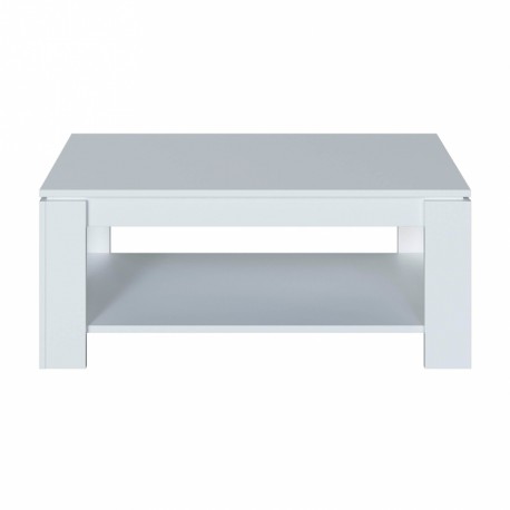 Mesa de centro elevable de melamina blanco artik Flow