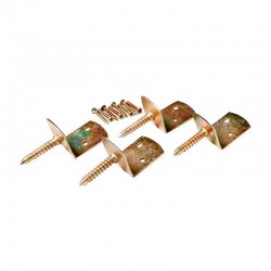 Kit de 4 escuadras galvanizadas