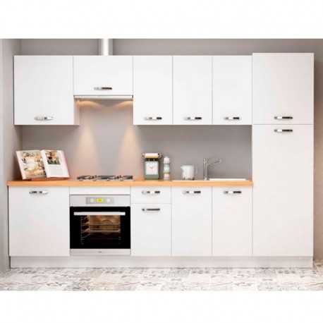 Cocina en kit Meka blanco 300cm