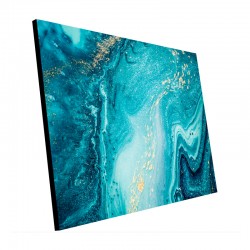 Cuadro decorativo abstracto azul 120x80cm
