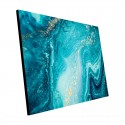Cuadro decorativo abstracto azul 120x80cm