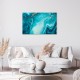 Cuadro decorativo abstracto azul 120x80cm