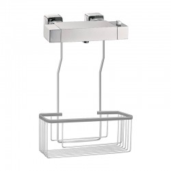 Cestillo de 1 estante con colgador para baño