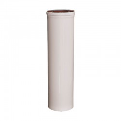Tramo recto estanco coaxial de empalme 200mm M-H 60-100mm
