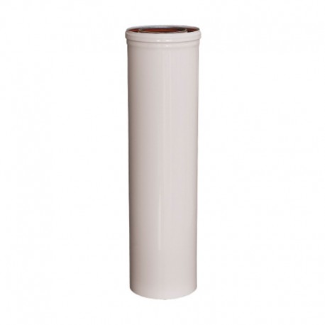 Tramo recto estanco coaxial de empalme 200mm M-H 60-100mm