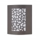 Aplique de pared exterior antracita E27 60W Maro