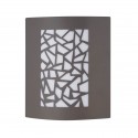 Aplique de pared exterior antracita E27 60W Maro