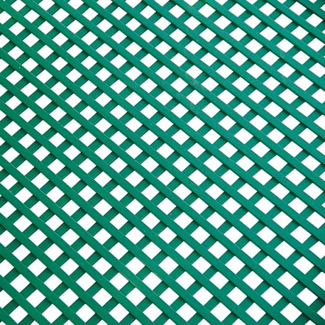 Celosía fija LOP 1x2m rombos 18mm verde