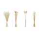 Ramo seco floral beige surtido
