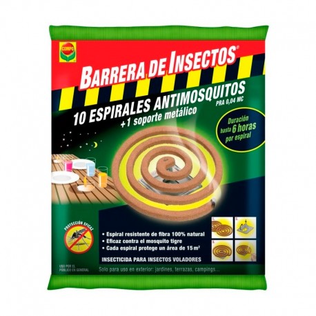 Espirales antimosquitos 10uds